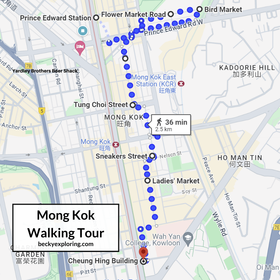 Mong Kok Walking Tour